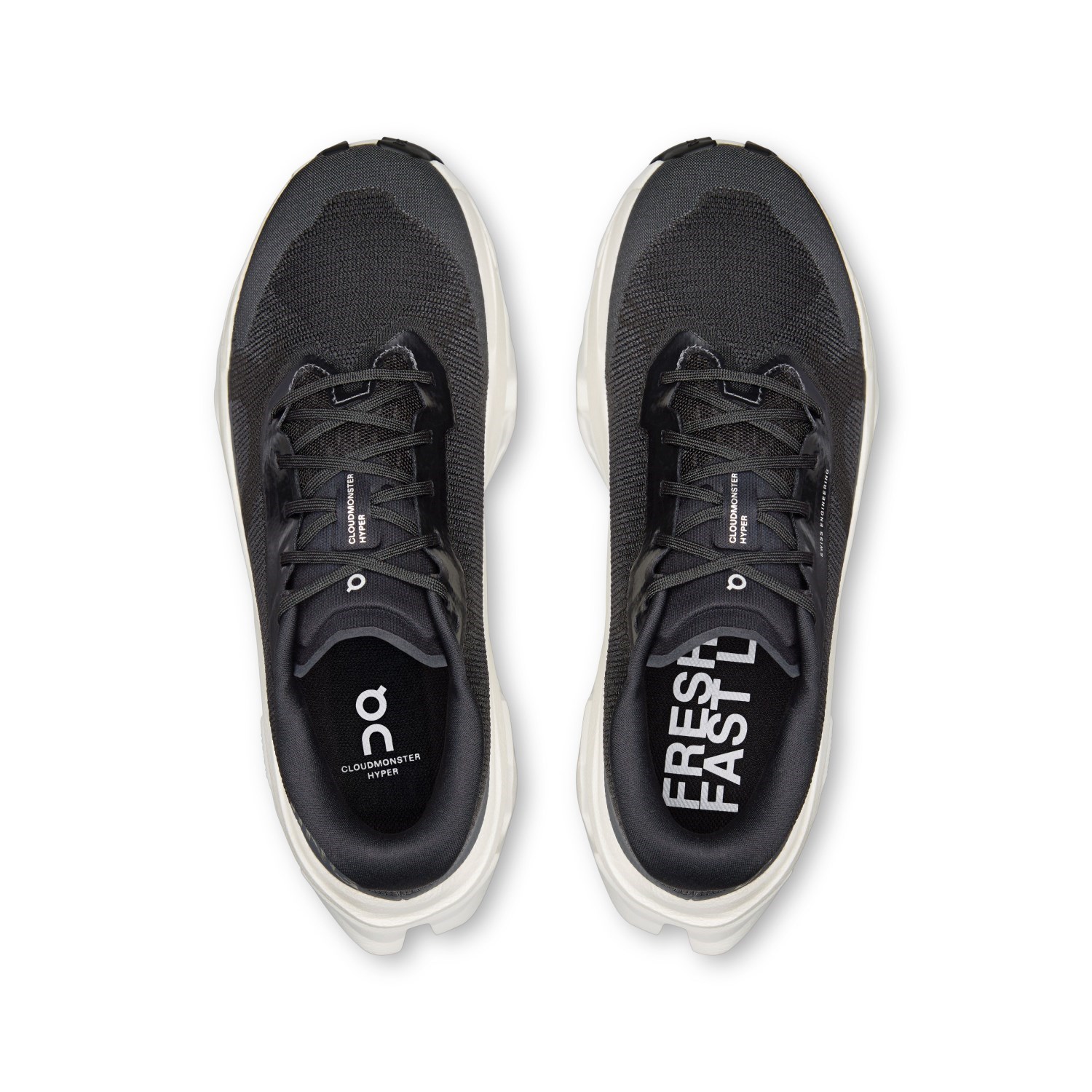 On Cloudmonster Hyper 3 - Womens Running Shoes - Black/Ivory