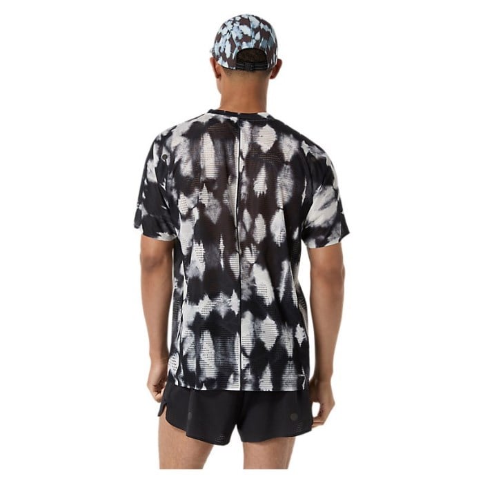 Asics MetaRun Mens Short Sleeve Top - Limited Edition - Cream/Performance Black - image 2