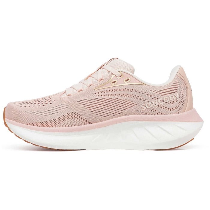 Saucony Ride 18 - Womens Running Shoes - Cameo/Peony