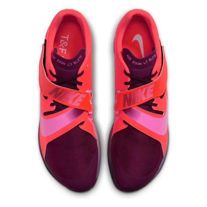 Nike Air Zoom Long Jump Elite - Unisex Jumping Spikes - Hyper Crimson/Bordeaux-Pink Spell - image 4