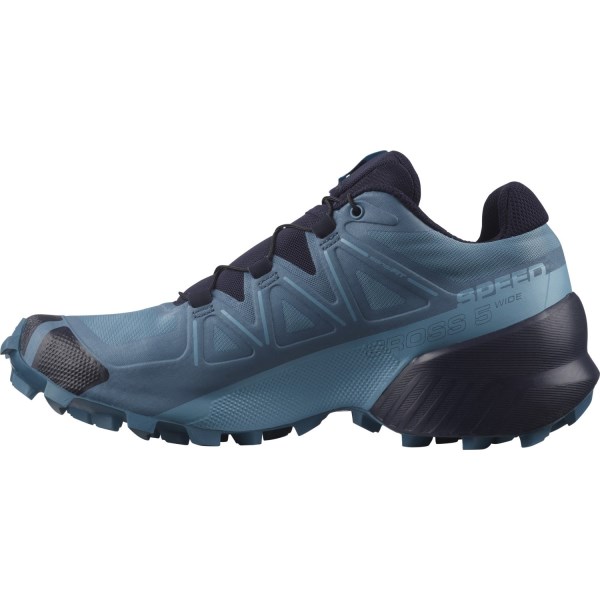 Salomon Speedcross 5 - Womens Trail Running Shoes - Blue Stone/Night Sky