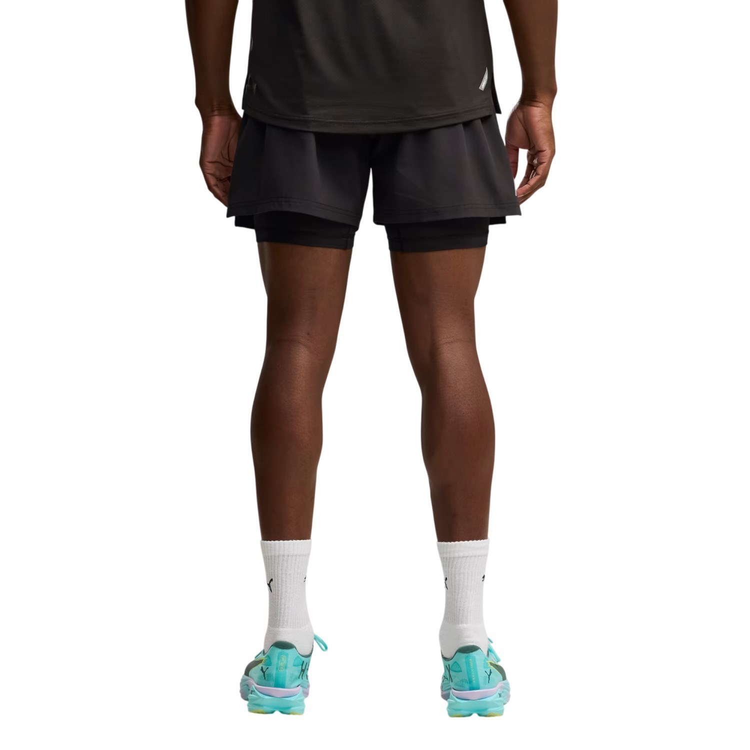 Puma x Hyrox PWRMode 2-in-1 Mens Running Shorts - Black - image 2