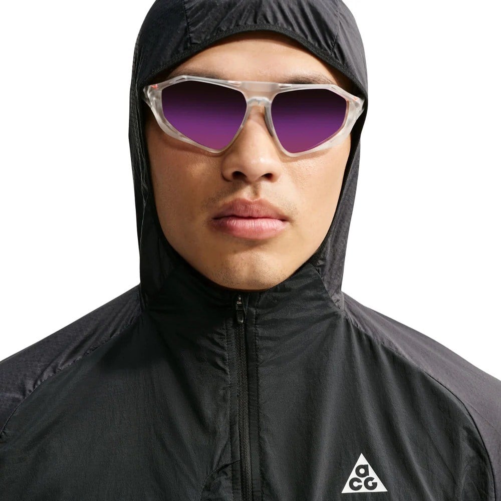 Nike ACG Aireez Mens UV Protection Running Jacket - Black/Black/Summit White - image 3