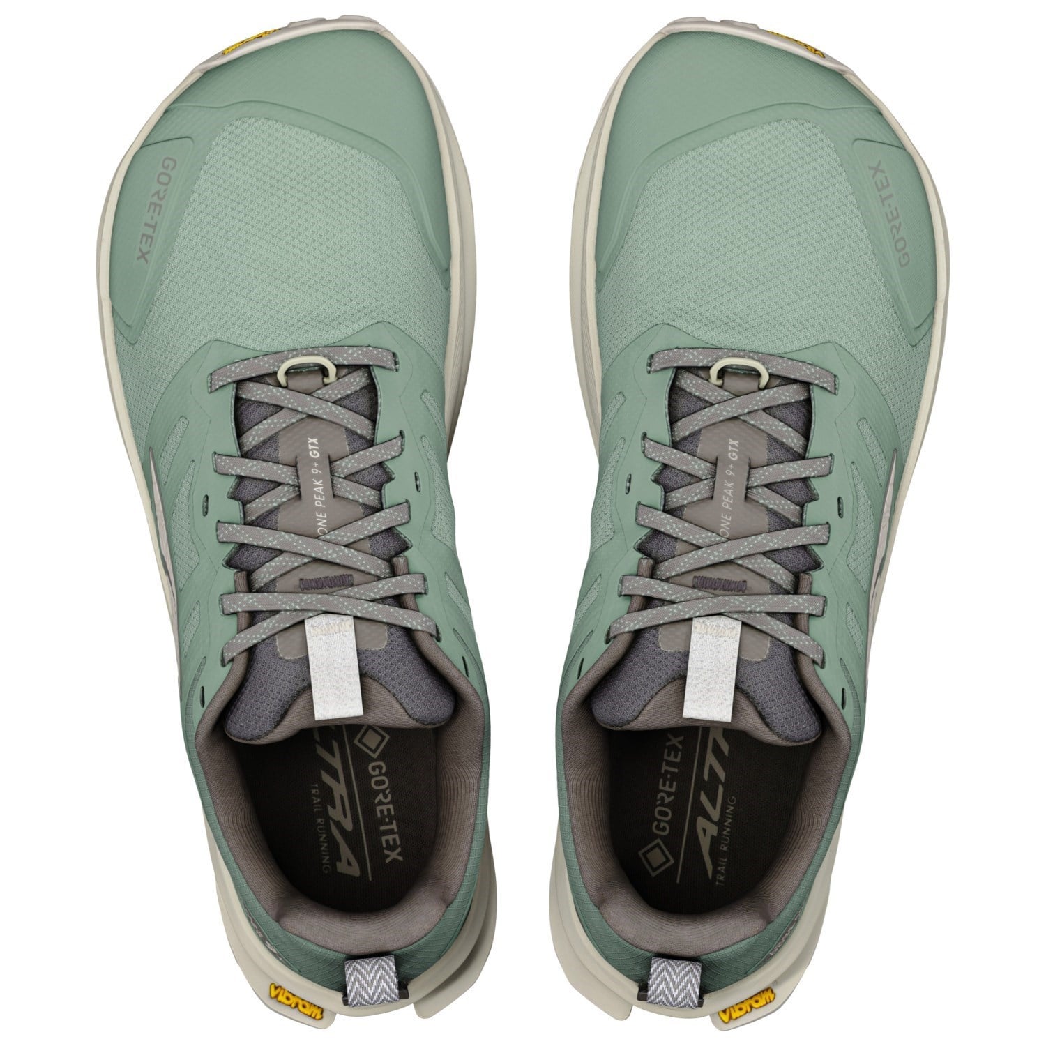 Altra Lone Peak 9+ GTX - Mens Trail Running Shoes - Sea Spray/Island Fossil - image 5