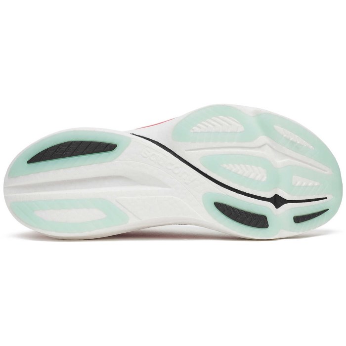 Saucony Endorphin Azura - Mens Running Shoes - White/Salsa