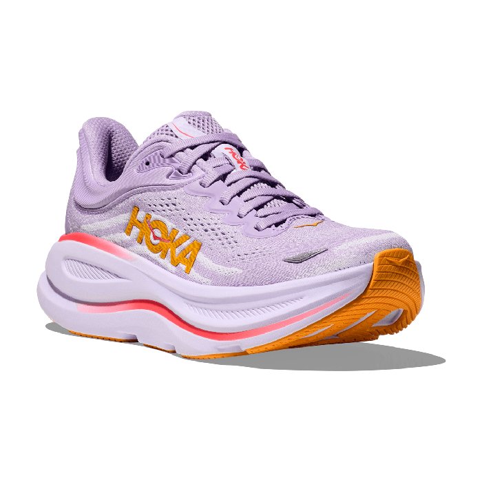 Hoka Bondi 9 - Womens Running Shoes - Aster Flower/Starlight Glow