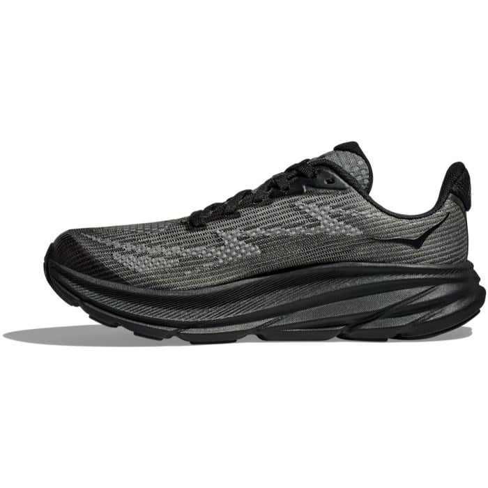 Hoka Clifton 9 - Kids Running Shoes - Black/Carbon