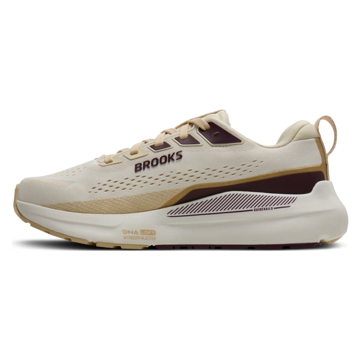 Brooks Ariel GTS 26 - Womens Running Shoes - Coconut/Sand/Potent Purple
