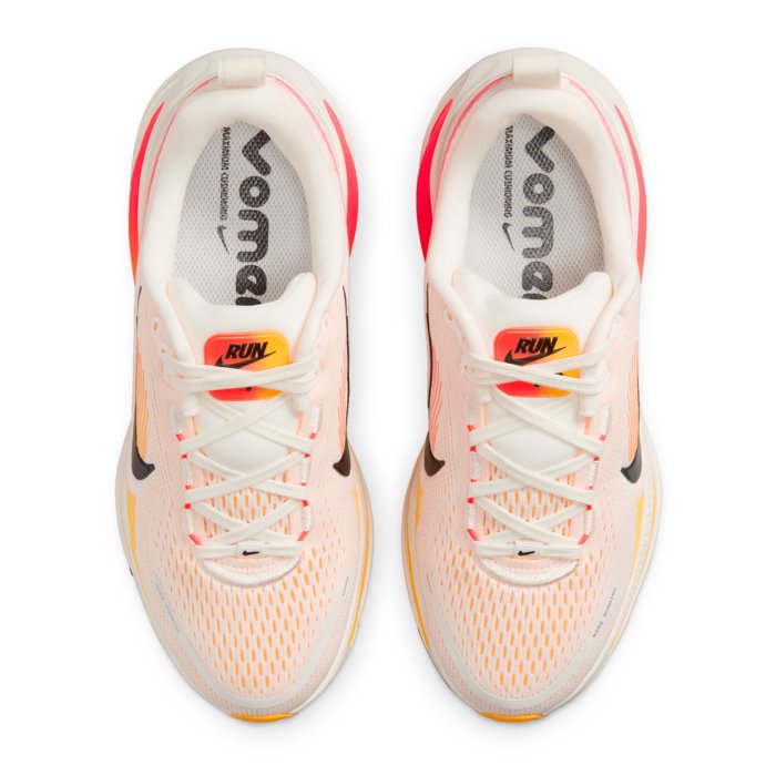 Nike Vomero 18 GS - Kids Running Shoes - Sail/Black/Bright Crimson/Laser Orange