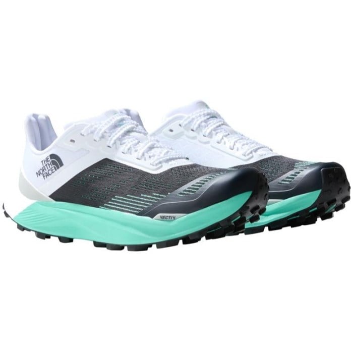 The North Face Vectiv Infinite 3 - Womens Trail Running Shoes - Asphalt Grey/TNF White
