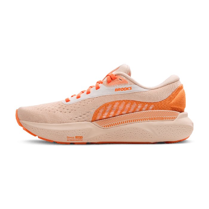 Brooks Adrenaline GTS 24 - Womens Running Shoes - Hyperglow Pink/Nectarine/Orange