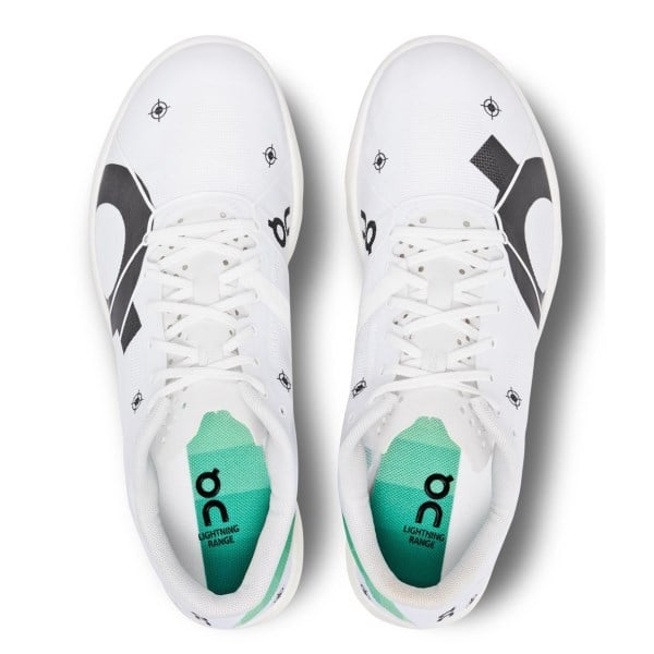On Cloudspike 10000m - Mens Long Distance Track Running Spikes - Undyed White/Mint