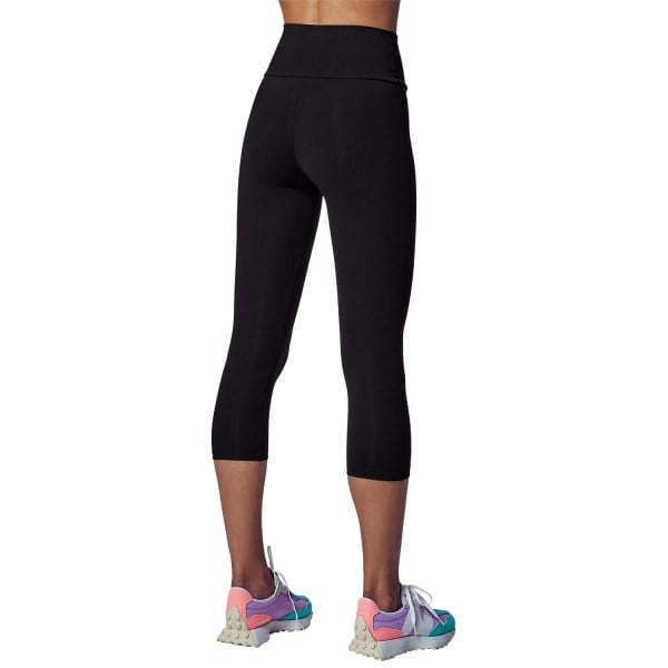 Running Bare Karma Ab-Tastic Womens 3/4 Training Tights - Black
