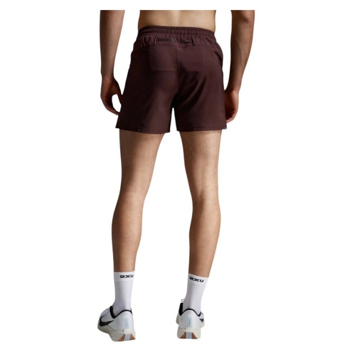 2XU Aero 5 Inch Mens Running Shorts - Bark/Black Reflective - image 2