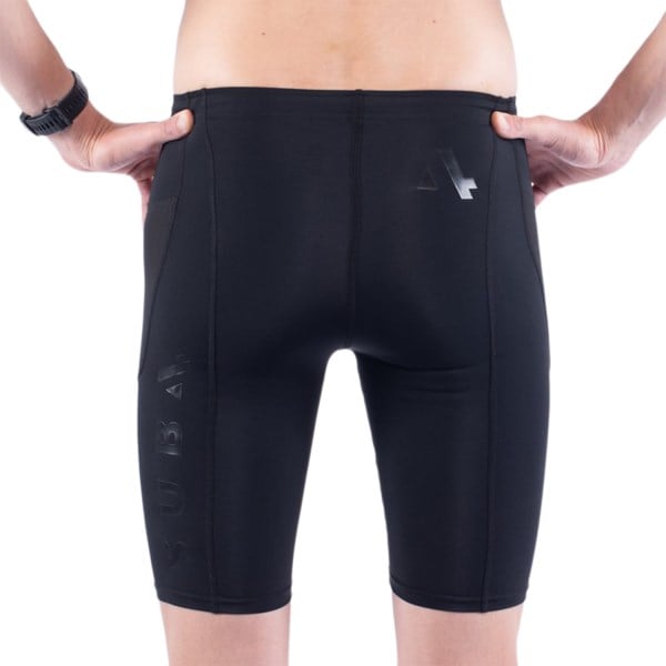 Sub4 Trail Running Mens Compression Shorts - Black