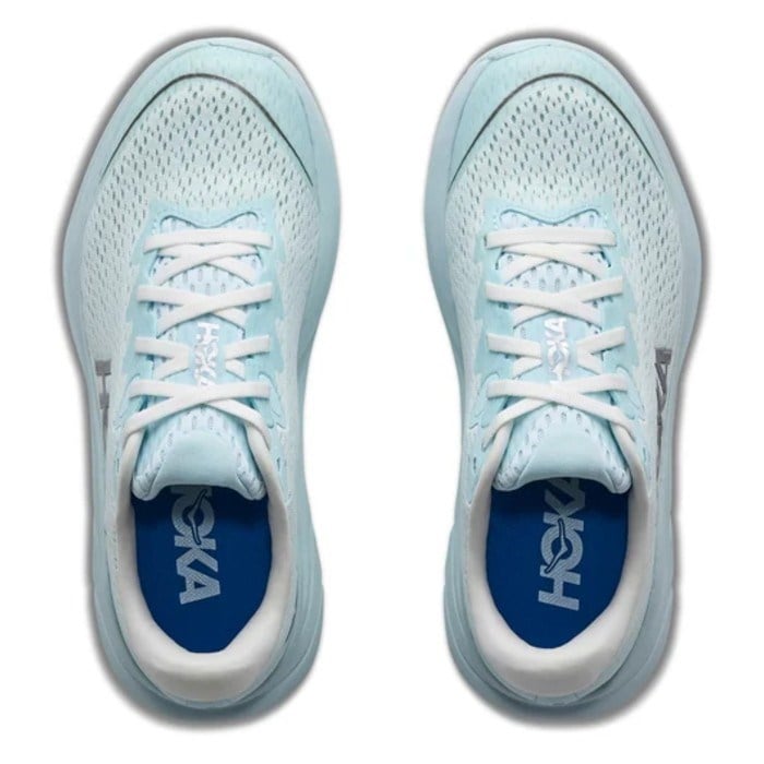 Hoka Rincon 4 Lace - Kids Running Shoes - Glimmering Blue/Silver - image 5