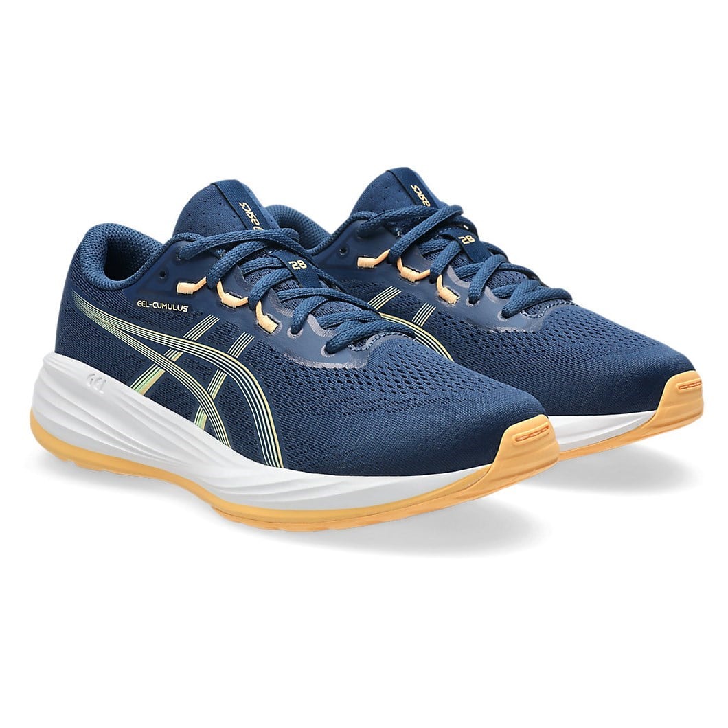 Asics Gel Cumulus 28 GS - Kids Running Shoes - Independence Blue/Orange Glow - image 2