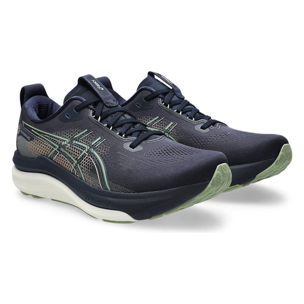 Asics Gel Kayano 33 - Mens Running Shoes - Midnight/Khaki Green - image 6