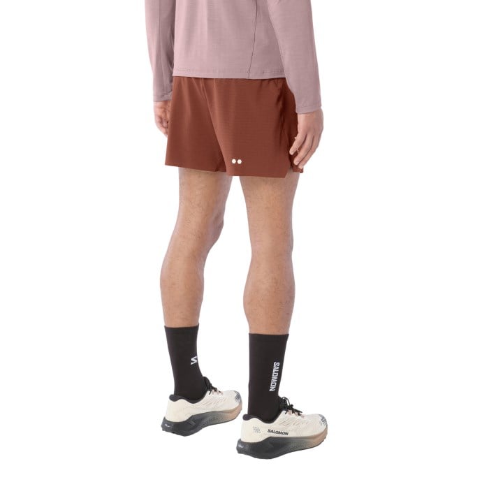 Salomon Sense Aero Stow Mens Running Shorts - Burnt Umber - image 2