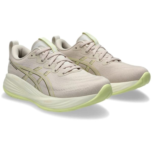 Asics Gel Cumulus 27 - Womens Running Shoes - Mineral Beige/Huddle Yellow