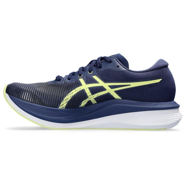 Asics Magic Speed 3 - Womens Road Racing Shoes - Deep Ocean/Glow Yellow