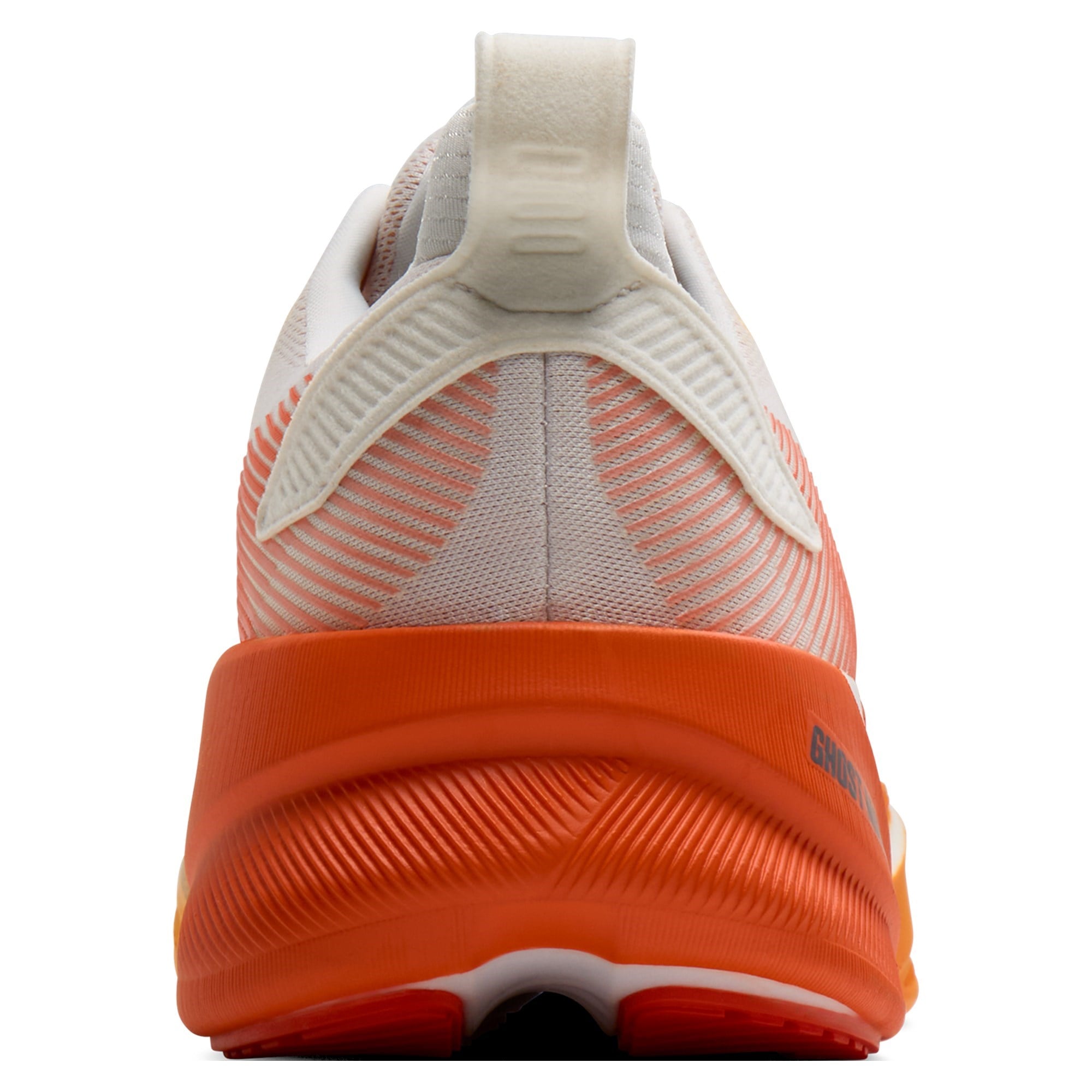 Brooks Ghost Max 4 - Mens Running Shoes - White/Orange/Red - image 5