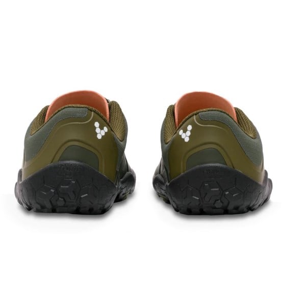 Vivobarefoot Primus Trail III All Weather FG - Mens Trail Running Shoes - Dark Olive