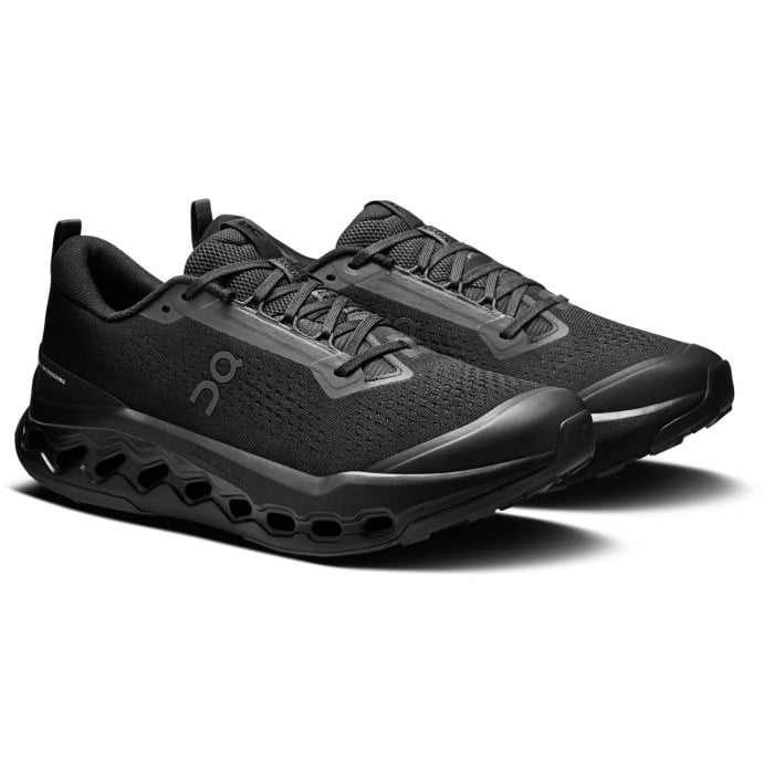 On Cloudsurfer Trail 2 - Mens Trail Running Shoes - Black/Eclipse