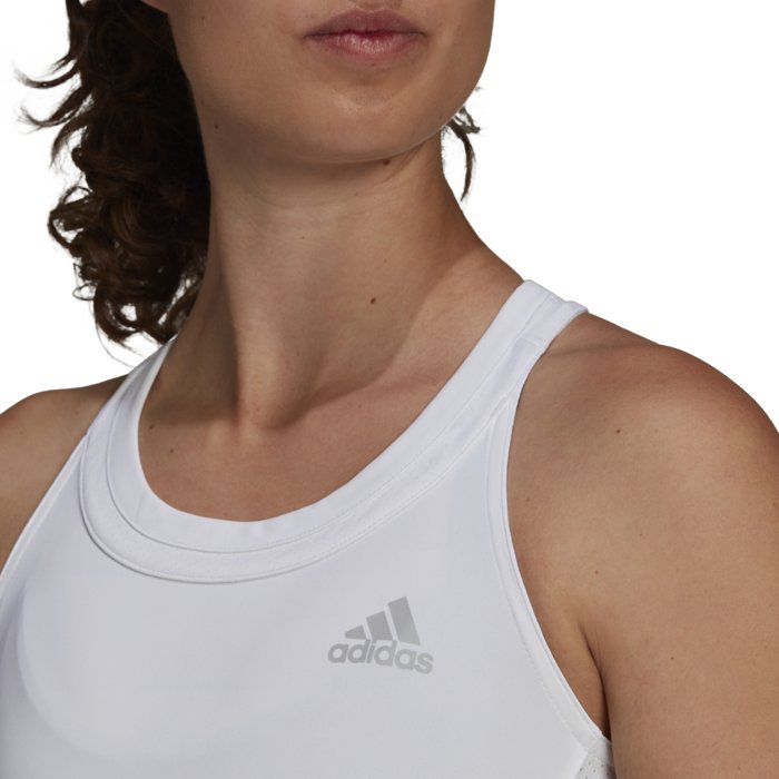 adidas Club Womens Tank Top - White/Grey