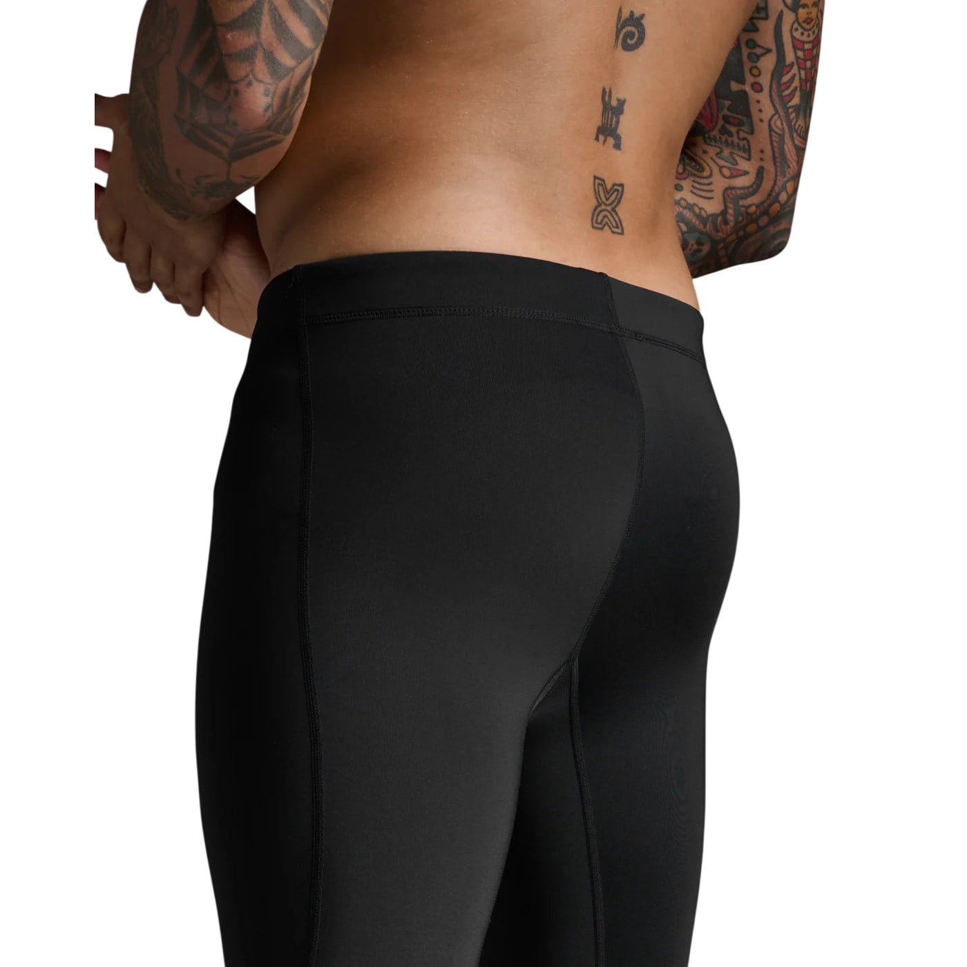 2XU Mens Compression Tights - Black/Black