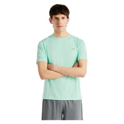 New Balance Athletics Mens Running T-Shirt - Bright Mint