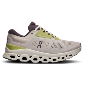 On Cloudstratus 3 - Womens Running Shoes - Pearl/Ivory