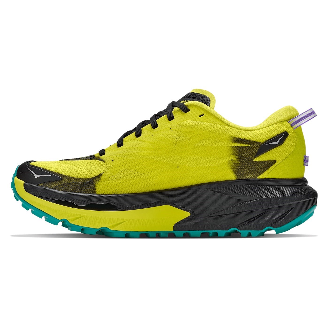 Hoka Mafate 5 - Mens Trail Running Shoes - Black/Hoka Citrus - image 3