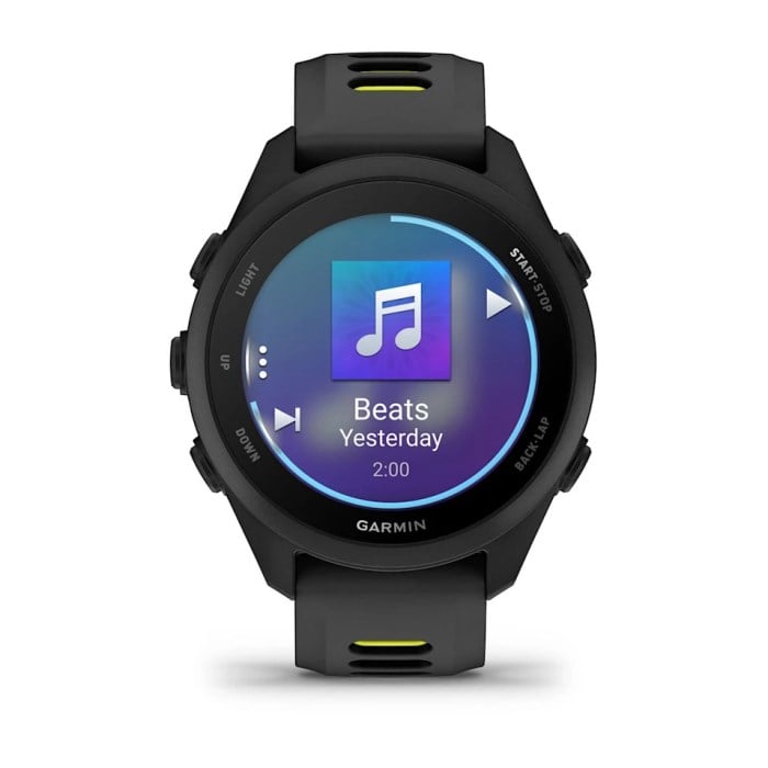 Garmin Forerunner 170 Music GPS Smartwatch - Black/Amp Yellow - image 2