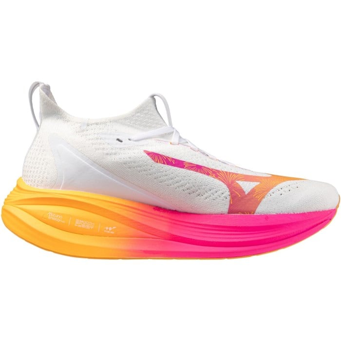 Mizuno Neo Vista 2 Hanabi - Unisex Running Shoes - White/White/Pink Tetra