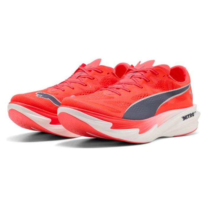 Puma Deviate Nitro Elite 4 - Mens Running Shoes - Ultra Red/Inky Depths - image 6