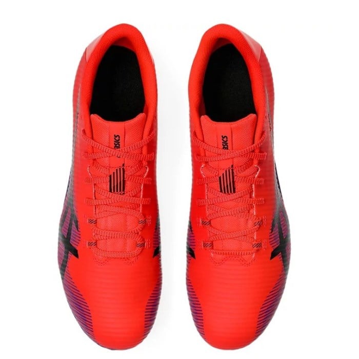 Asics Hyper Sprint 8 - Unisex Sprint Track Spikes - Flash Red/Black
