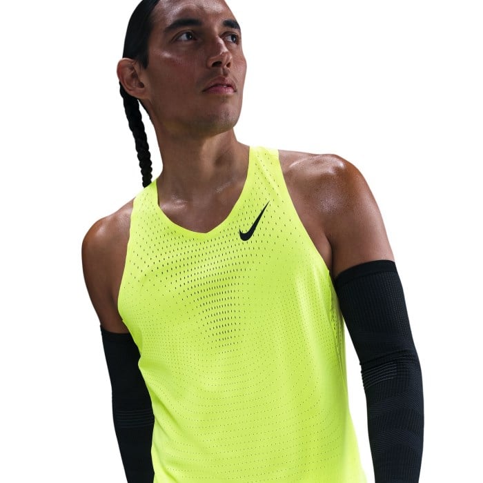 Nike Aeroswift Dri-Fit ADV Mens Running Singlet - Volt/Black