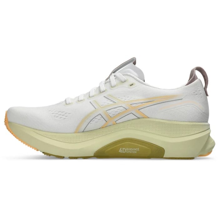 Asics Gel Kayano 32 - Mens Running Shoes - White/Orange Glow