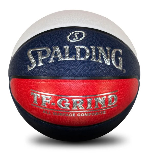 Spalding TF-Grind Indoor/Outdoor Basketball - Red/White/Blue