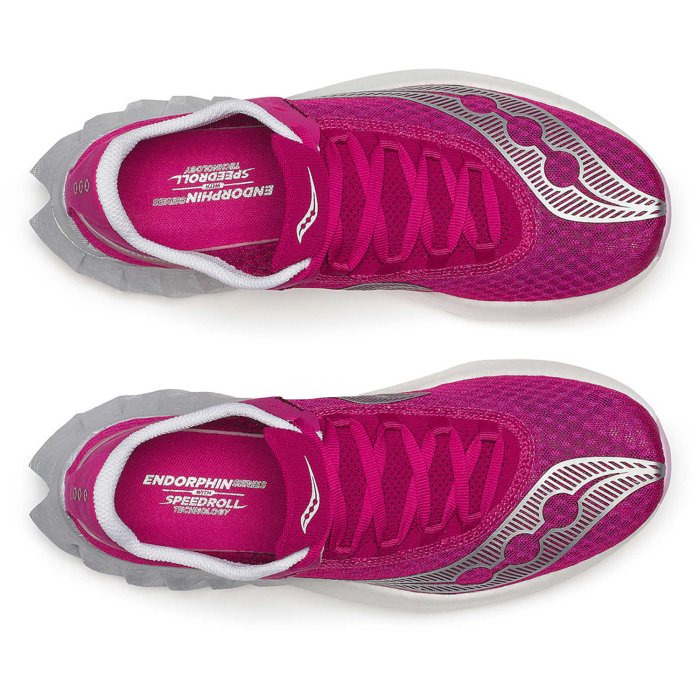 Saucony Endorphin Pro 4 - Womens Road Racing Shoes - Magenta