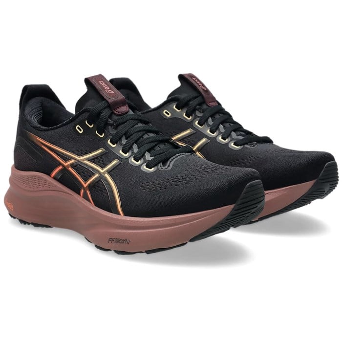 Asics Gel Kayano 32 - Womens Running Shoes - Black/Dark Currant