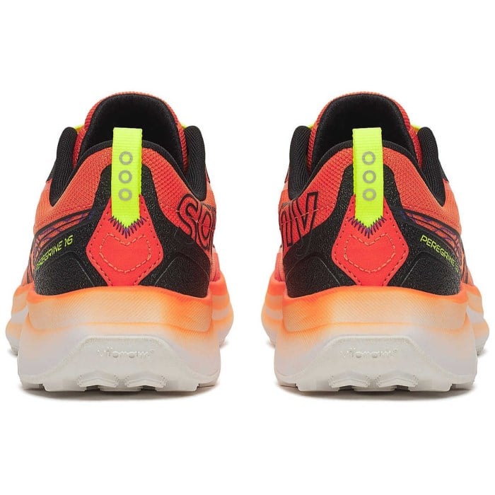 Saucony Peregrine 16 - Mens Trail Running Shoes - Fire/Black