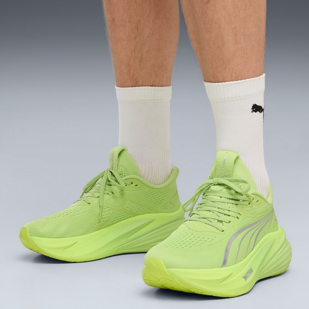 Puma MagMax Nitro 2 - Mens Running Shoes - Sunny Lime/Puma Silver - image 7