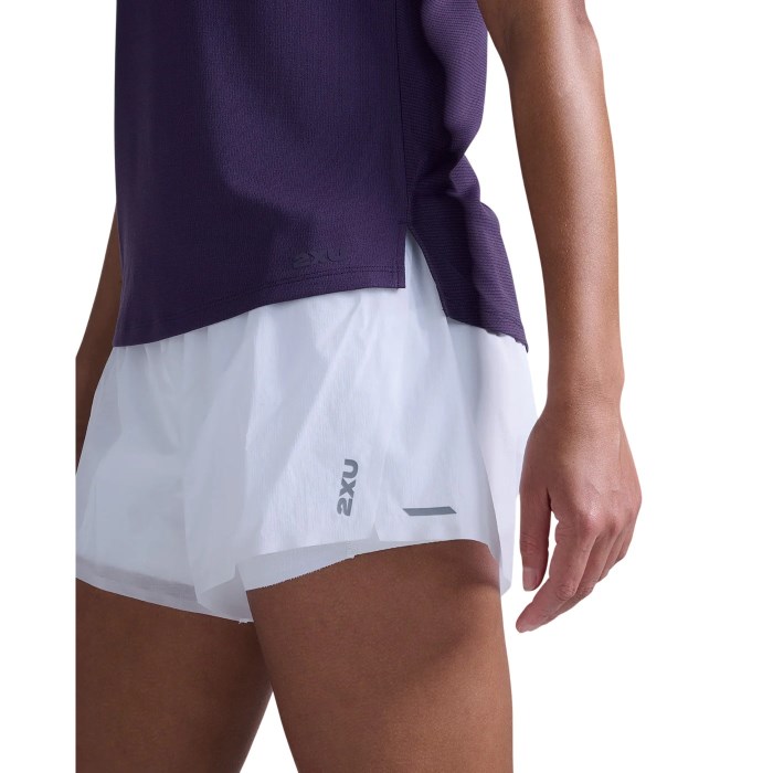 2XU Aero Mesh Womens T-Shirt - Velvet Purple/Velvet Purple