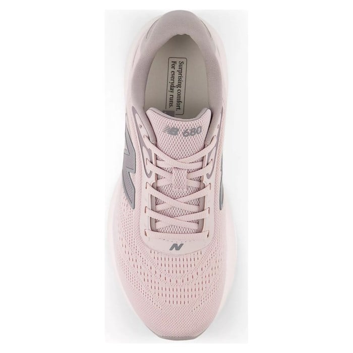 New Balance 680v9 - Womens Running Shoes - Stone Pink/Truffle Salt/Slate Grey