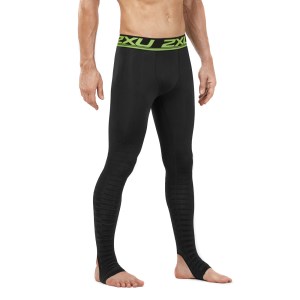 2XU Power Recovery Mens Compression Tights - Black/Nero