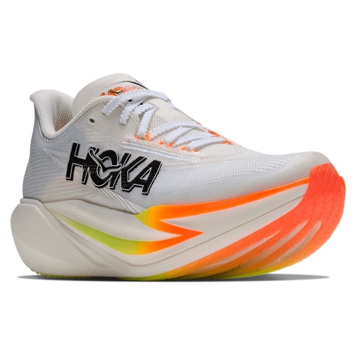 Hoka Cielo X1 3.0 - Unisex Racing Shoes - White Frost/Black/Orange - image 4