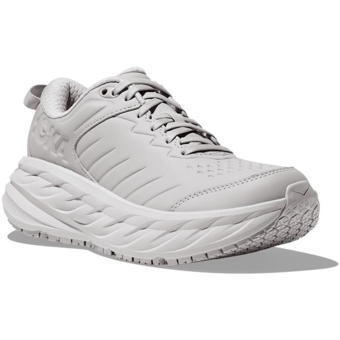 Hoka Bondi SR - Mens Walking Shoes - Harbor Mist/Lunar Rock