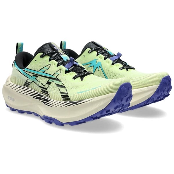 Asics Trabuco Max 4 - Mens Trail Running Shoes - Lime Green/Black